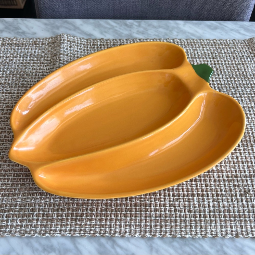 Ceramic Squash Serving Platter - 12”